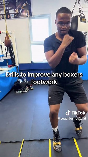 Some ladder drills that can sharpen any boxers footwork#fypシ #boxeo #boxing🥊 #training #coaching