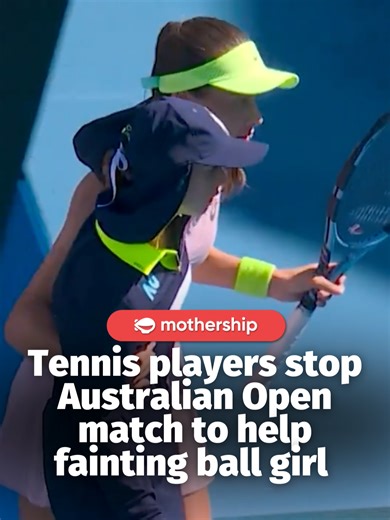 Turkish qualifier Zeynep Sonmez and Russia’s Ekaterina Alexandrova paused their first-round match at the Australian Open on Jan. 18 when a ball girl fainted. When play resumed, Sonmez went on to stun the 11th seed 7-5, 4-6, 6-4 for the biggest win of her career, according to AFP.