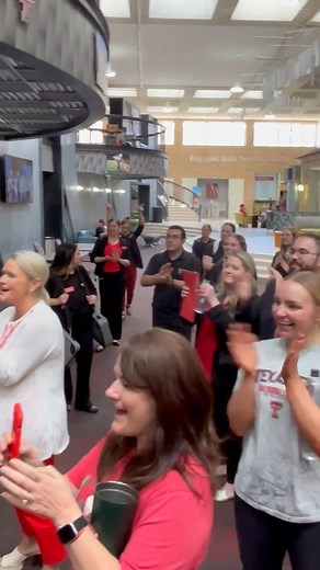 77K views · 937 reactions | Some of the cheering section back home ❤️ | Texas Tech University | Facebook