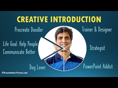Creative HR slide to introduce a team member : PowerPoint Tutorial