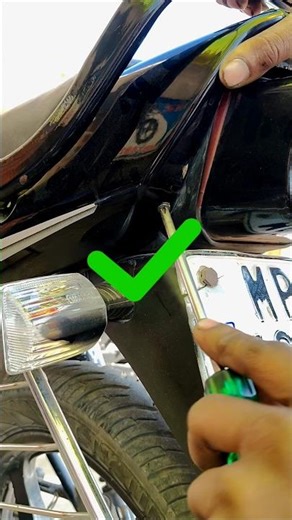 Splendor Bike ka Toota Tail Panel Desi Jugaad se PERFECT Fix #SplendorBike#HeroSplendor#shorts