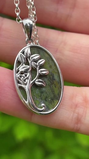 26 reactions | Connemara Marble Irish Tree of Life Pendant 懶 Shop now  https://giftsofireland.com/products/connemara-marble-irish-tree-of-life-pendant | Gifts of Ireland | Facebook