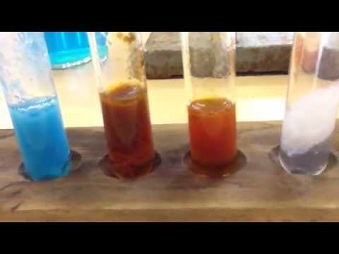 AQA Required Practical - identifying ions. Sodium hydroxide test for Positive Ions.