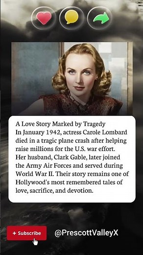Carole Lombard's Final Flight | The Hollywood Love Story That Ended in Tragedy