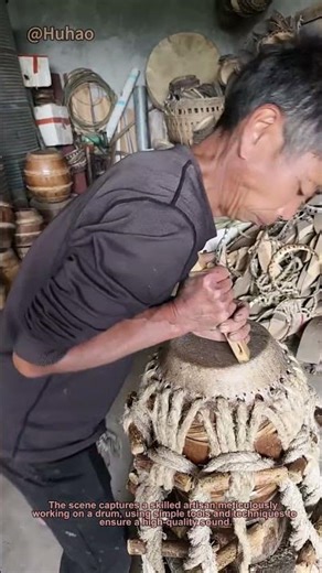 "Traditional Drum Making: Simple Techniques for Quality Sound - DIY Craft Tutorial"