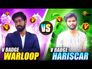🔥 HariScar Vs WARLOOP 😍 One Tap Head shot 1 Vs 1 | OVERPOWER GAME PLAY !! - Garena Free Fire Max