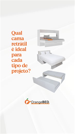 Cama Retrátil de parede /OrangeBed on Instagram: "Escolher a cama certa muda tudo no seu projeto 🛠🛏 Cama de solteiro retrátil para espaços compactos, casal e queen para conforto total... e a extensiva? Ela surpreende: de solteiro para casal ou duas camas individuais em segundos. Funcionalidade e estética para arquitetos e marceneiros que pensam no futuro. Fale com nossa equipe e encontre a melhor solução para o seu projeto 💬 ORANGE BED | Soluções em ferragens para camas retráteis 🌐 www.oran