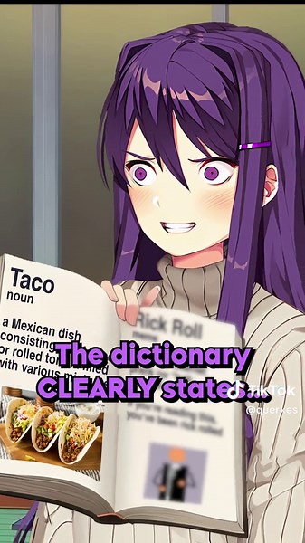 is a HOTDOG🌭 a TACO? 🌮(DDLC Voiced Animation) #ddlc #fyp #animeedit #dokidokiliteratureclub #viral