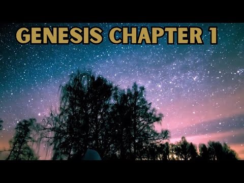 Genesis chapter 1 – The Creation Story | Bible Reading for Sleep & Relaxation