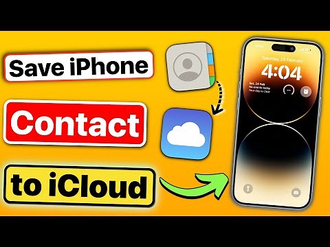 How to Save iPhone Contact to iCloud? Sync Your iPhone Contacts to iCloud