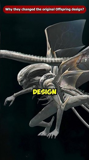 Why did They Change the Original Offspring Xenomorph Design in Alien Romulus? #shorts #facehugger