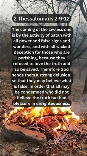 Jesus Saves | 2 Thessalonians 2:9-12 Daily Bible Verse