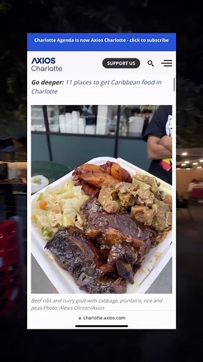 🍽️ TAKEOUT GUIDE: Here are five must-try takeout spots around the city, if you’re looking for a grab-and-go meal: 🇬🇭 @mamageescharlotte 🍕 @renaldosculinaryexperience 🍔 @ddbandg 🍴 @everybody_e.a.t.z.clt 🍽️ @brewtons_cafe PRO TIP: Place your order in advance, online or by calling, to avoid long wait times. 🔗 Find a list of 15 takeout spots, plus what to order at each, at the link in bio. | Axios Charlotte