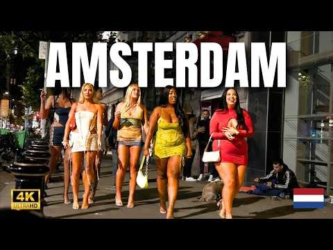 Amsterdam Netherlands Walking Tour 4K