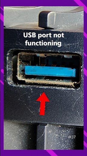 USB port not working #shorts #tam#tech #tutorial #usb #troubleshooting #guide #skillsupgrade #pc