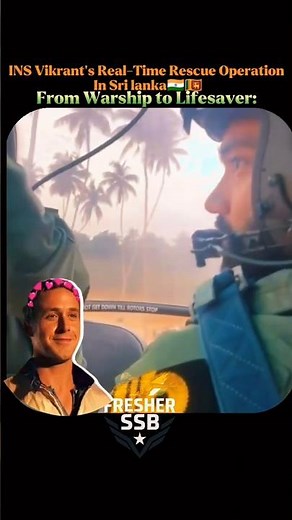 From Warship to Lifesaver: INS Vikrant’s Real-Time Rescue Operation.#india#srilanka#army#airforce