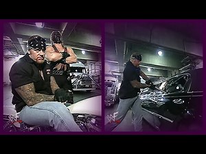 Undertaker Waits For & Attacks Triple H & Stephanie Backstage (Undertaker Gets Arrested)! 3/15/01