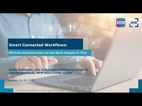 Webinar - Smart Connected Workflows - Efficient work processes with ema Work Designer & TiCon