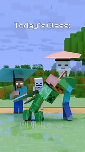 The Monster School: A New Lesson | THUNDERSTRIKE 🔥✨😱 #minecraft #blenderanimation #animation #blender3d #learning #monsterschool | Alejandro Willelm