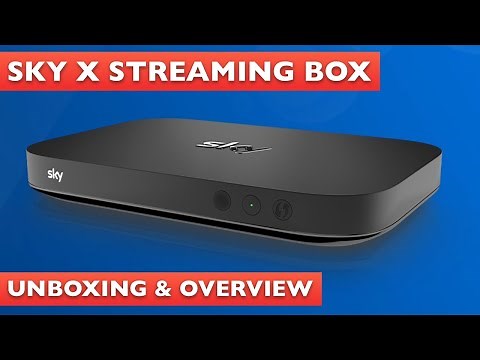 Sky X Streaming Box Unboxing & Overview