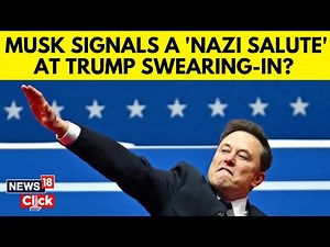 Elon Musk's Controversial Gesture At Capitol One Arena Sparks Nazi Salute Debate | News18 | N18G