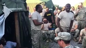 Wow! Ghanaians soldiers in US Army perform "Jama" songs for colleagues (photos, video)