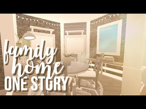 ROBLOX || Bloxburg: One Story Family Home (House Build) 100k ♡