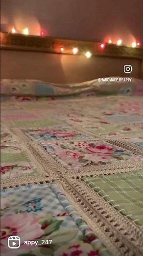 The fusion quilt ✨#quilt #crochet #sewing 🪡🧵