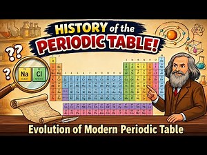 History of the Periodic Table Explained | From Lavoisier to Mendeleev & Henry Moseley