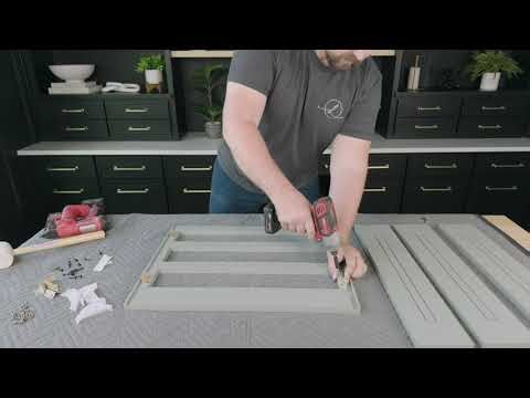 Countertop Drawer Cabinet Assembly Instructions | RTA Countertop Cabinet