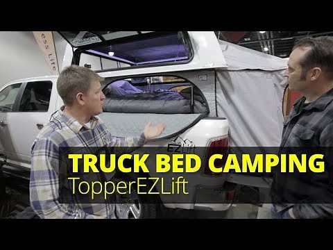 Turn your Truck Bed and Topper into a Pop-up Camper with TopperEZLift