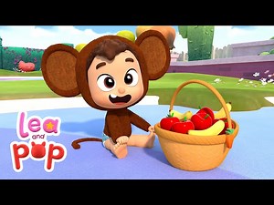 🍎🍌 Apples & Bananas Song 🔤 Sing, Laugh & Learn with Lea & Pop! | Baby Songs & Nursery Rhymes - Videos For Kids