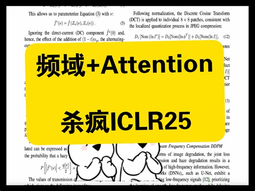 频域 Attention杀疯ICLR25！准确率飙升43.7％！