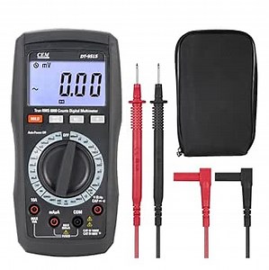 CEM DT-9515 Digital Multimeter, 6000 Digital Display Counts, True-RMS, AC/DC Voltage, AC/DC Current