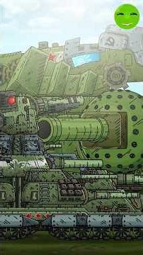 Vostok 1 helps KV-44 #gerand #tanks_cartoons #hamburger #usa