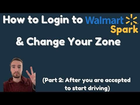 How to Login to Spark For The First Time and Change Your Zone (What to do After Accepted to Drive)