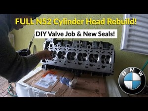 DIY BMW N52 Cylinder Head Rebuild! Replacing Valve Stem Seals + Reassembly [BMW N52 Rebuild Part 13]