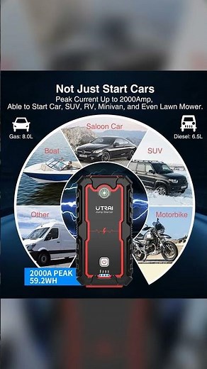 AliExpress - Powerful UTRAI JSTAR ONE Car Booster 22000mAh, 2000A Peak, LED Display #Aliexpress #Car