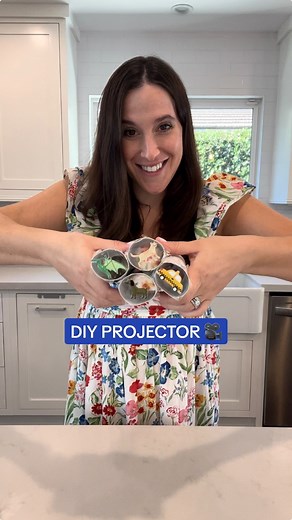Kate Bast | Need a fun activity this week? Try this! ✨🎥 DIY PROJECTOR 🎥✨ This hacktivity couldn’t be easier and my 3 year old was impressed 🥰 All... | Instagram
