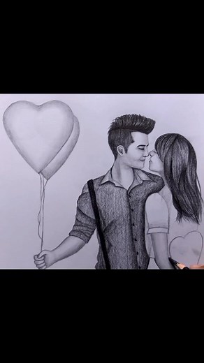 Couple Drawing Process: Step-by-Step Sketch Tutorial