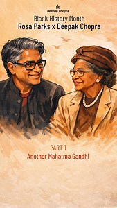 As Black History Month begins, we open with a rare moment in history — a conversation that still speaks to our lives today. Rosa Parks × Deepak Chopra Secrets of Inner Power Watch Part 1 of 6 | Deepak Chopra