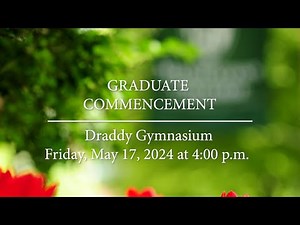 Manhattan College Graduate Commencement 2024
