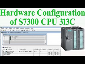 Hardware Configuration Of PLC SIMATIC S7 300 CPU 313C || Hardware Configuration in Simatic Manager