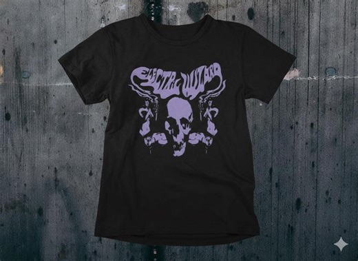 Electric Wizard Band T-shirt - Funeralopolis Witchcult Design - Etsy