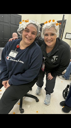 30 reactions · 3 comments | Pecan Tree staff and residents had a Cheese Puff war!!! Not sure if the residents or staff had more fun, but you can tell who got the messiest!! #pecantree #GainesvilleTx #CreativeSolutions #cheesepuffwar | Pecan Tree Rehabilitation and Healthcare | Facebook