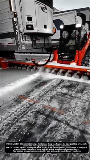 This Compact Track Loader Clears Snow in Seconds