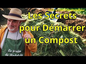 Première Étape de Mon Compost : Gazon, Carton et Paille pour une Base Parfaite
