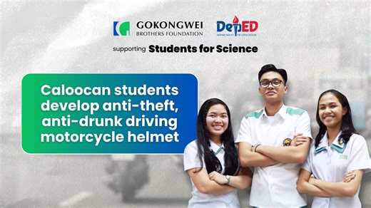 #𝐒𝐭𝐮𝐝𝐞𝐧𝐭𝐬𝐟𝐨𝐫𝐒𝐜𝐢𝐞𝐧𝐜𝐞: 𝐀 𝐬𝐦𝐚𝐫𝐭 𝐦𝐨𝐭𝐨𝐫𝐜𝐲𝐜𝐥𝐞 𝐡𝐞𝐥𝐦𝐞𝐭 ⛑️ Motivated to address motorcycle road safety, Thea, Adoniram, and Heather created an Arduino-based helmet equipped with anti-theft, alcohol-sensing, and collision-detection features. In 2020, their work brought them to the DepEd Philippines's #NSTF and earned them a spot at the #ISEF. Today, they are graduates pursuing careers in architecture, physics, data analytics, and community development. Their project