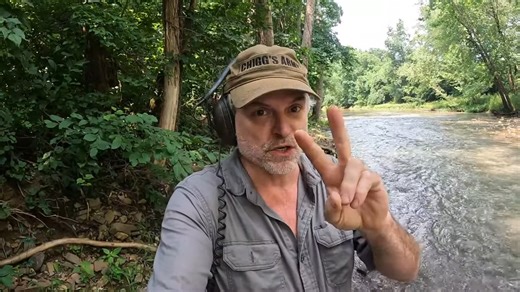 Today finds us on a new stretch of the river searching with a metal detector for relics, coins, and bottles. During the detection, I suddenly hear a loud gurgling sound from the far bank, and a surprise was on its way. #chiggsarmy #Aquachigger #garrettmetaldetectors | Aquachigger
