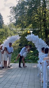 15K views · 94 reactions | I like your last name, can I have it? 梁懶 #wedding #weddingday #ceremony #bride #weddingdecor #weddingdress #italian #italy #italiangirl #couples #couplegoals #couple #love | amaliaaroman | Facebook